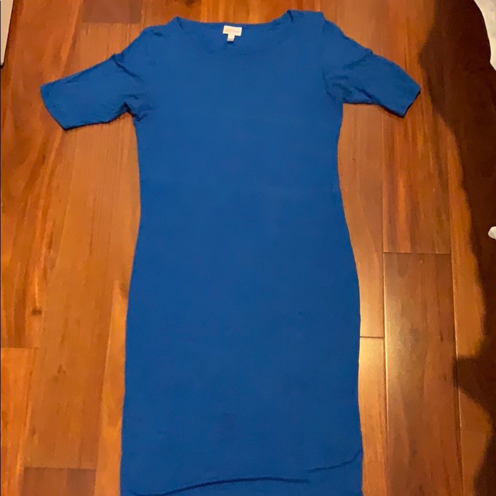 LulaRoe Blue Casual Dress